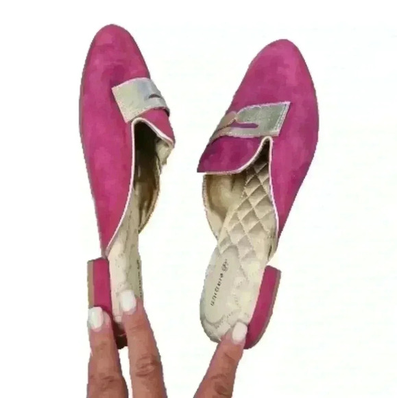 Birdies Womens The Phoebe Suede Loafer In Berry 7.5 - Picture 8 of 15